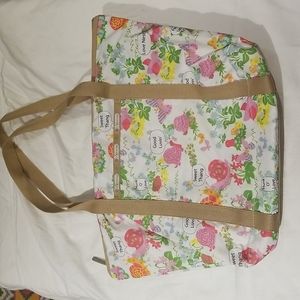 Like New LeSportsac Nylon Tote with Matching Mini Case